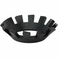 Bsc Preferred Countersunk External-Tooth Lock Washer Black-Oxide for No. 12 Screw Size 0.220 ID 0.421 OD, 25PK 90069A215